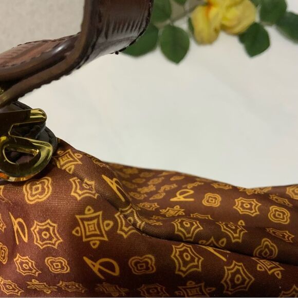 Alfred Durante Signature Design Exclusive Allover Design Sateen Bag NWOT - Picture 8 of 16